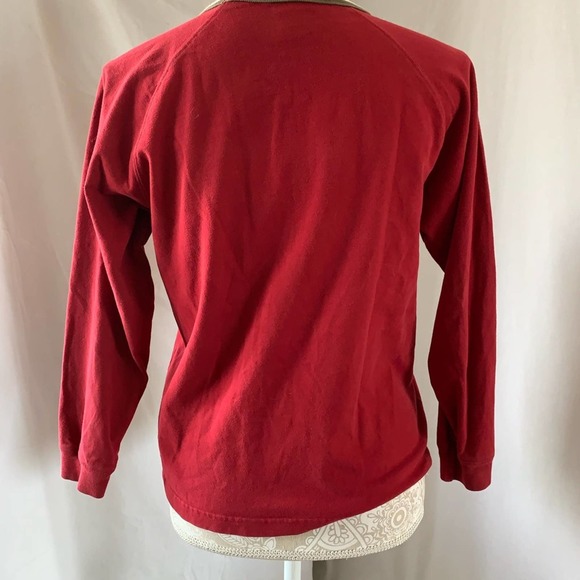 Boys Gap KIDS Vintage Sweatshirt Top, Size Large, Red, Blue, Cream, Long sleeves - Picture 3 of 7